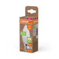 OSRAM LED PCR LAMPS WITH CLASSIC B , LED-Lampe, Matt, 4,9 W, (ex 40 W), 470 lm, Kaltweiß, 4000 K, 15000 h, CRI ≥80