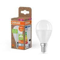OSRAM LED PCR LAMPS WITH CLASSIC P , LED-Lampe, Matt, 7,5 W, (ex 60 W), 806 lm, Kaltweiß, 4000 K, 15000 h, CRI ≥80, PCR-Recycling