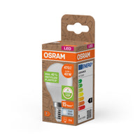 OSRAM LED PCR LAMPS WITH CLASSIC P , LED-Lampe, Matt, 4,9 W, (ex 40 W), 470 lm, Kaltweiß, 4000 K, 15000 h, CRI ≥80