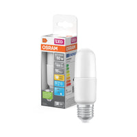 OSRAM LED PCR CLASSIC STICK LAMP in Stick-Form, LED-Lampe, Matt, 8,5 W, (ex 60 W), 806 lm, Warmweiß, 2700 K, 15000 h, CRI 80