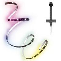 LEDVANCE FLEX AUDIOTV 2M RGB LED-Streifen, weiß, 3,7W, 50lm, integrierter Sound-Receiver, Farbsensor, lange Lebensdauer, einfache Montage, mit USB-Anschluss, selbstklebend, Schutzklasse IP20
