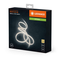LEDVANCE Neon Flex dekorative Outdoor-LED-Strips warmweiß 3m aus Silikon, IP44-Schutz, indirekte und direkte Beleuchtung für Garten und Balkon