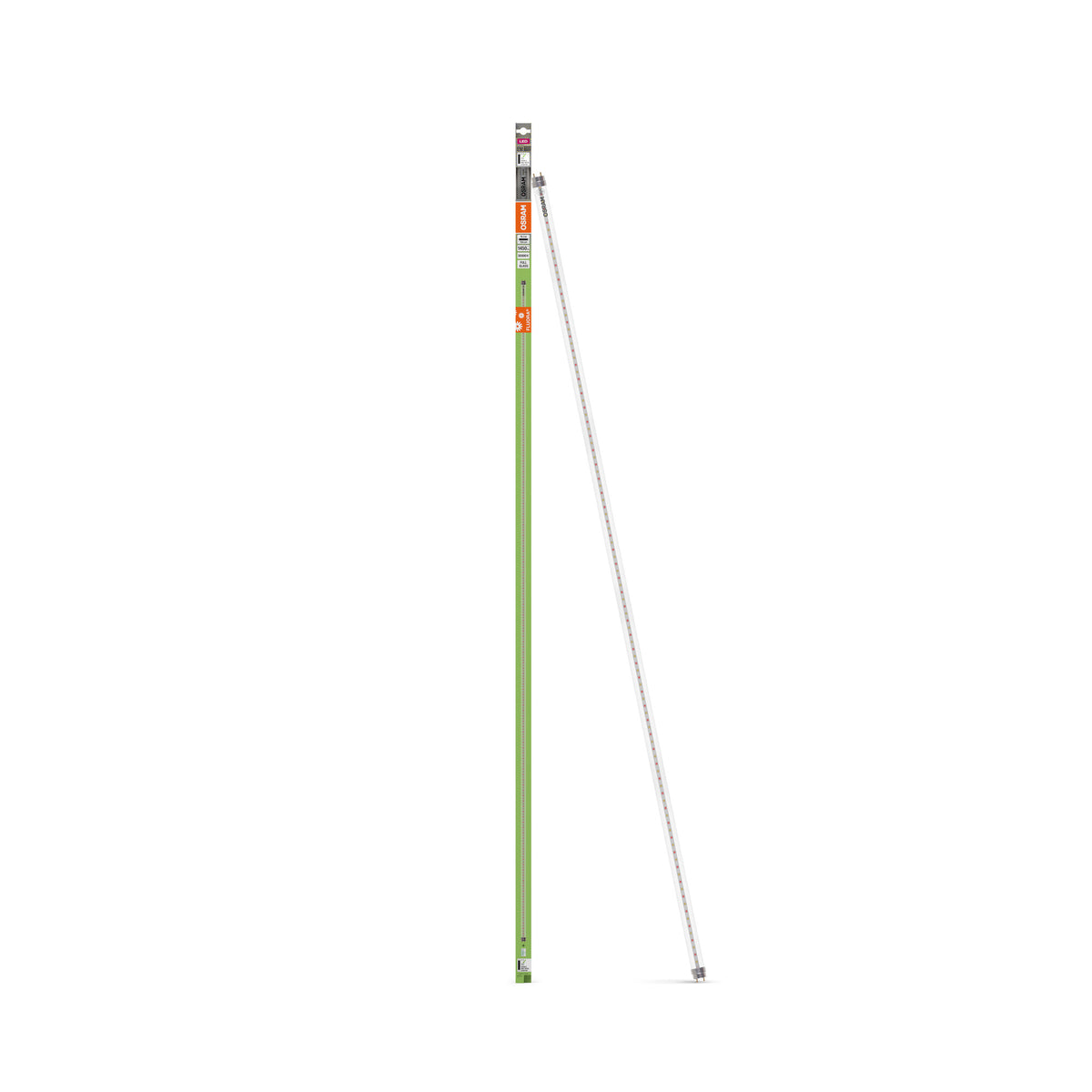OSRAM LED TUBE T8 EM FLUORA , LED-Röhre, Bleifreies Glas, Klar, 18,3 W, (ex 58 W), 1450 lm, Warmweiß, 2500 K, 30000 h, CRI 80, Pflanzlicht
