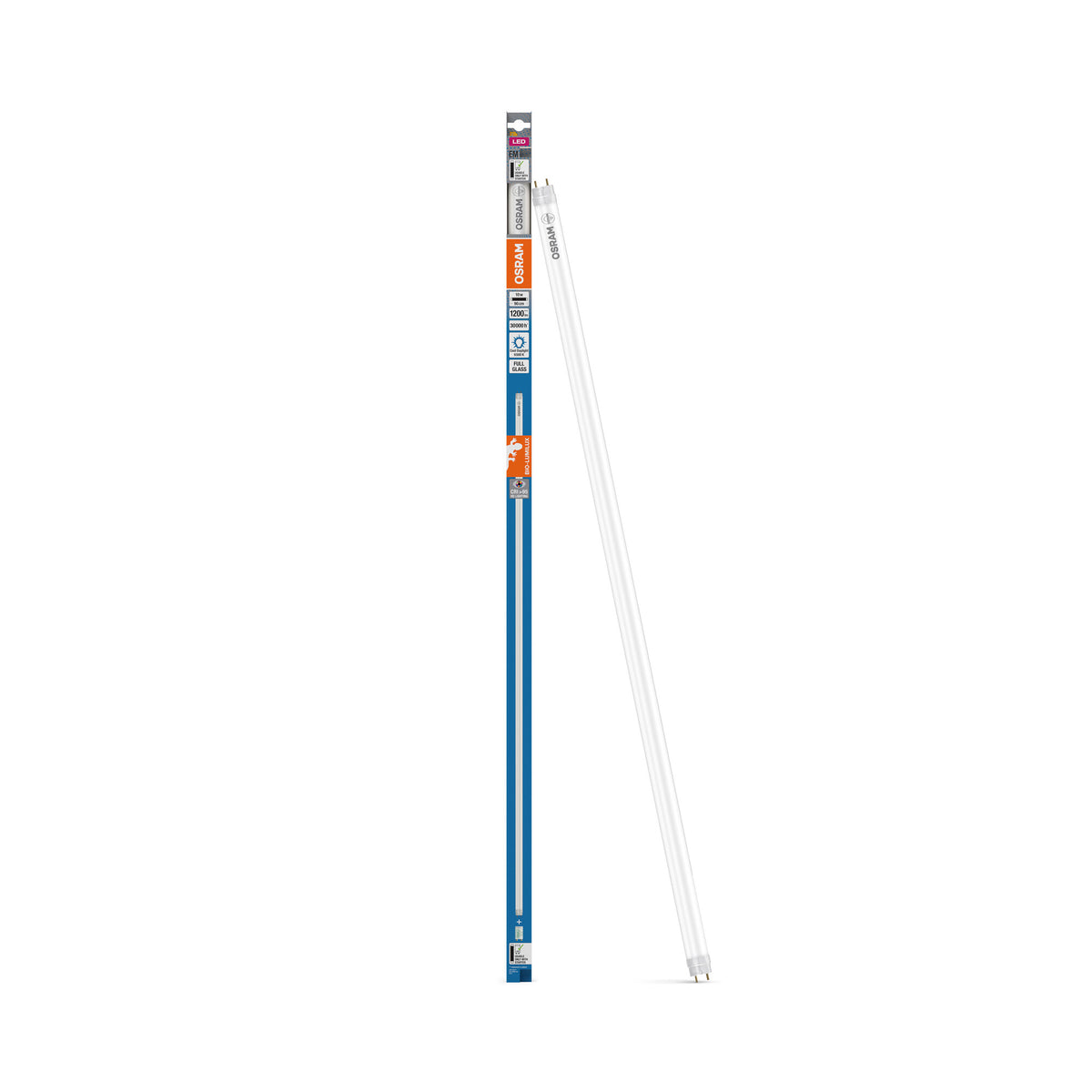OSRAM LED TUBE T8 EM BIO-LUMILUX , LED-Röhre, Bleifreies Glas, Matt, 1 W, (ex 30 W), 1200 lm, Kaltweiß, 6500 K, 30000 h, CRI 95