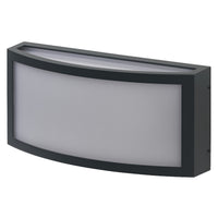 OSRAM ENDURA CLASSIC CUADRA Außenleuchte, Wandleuchte, E27-Fassung, dunkelgrau, Aluminium, schnelle & einfache Installation, mattierter Diffusor, IP65 Schutzklasse, Anwendung im Außenbereich