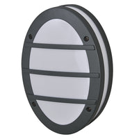OSRAM ENDURA CLASSIC ORBICK W Außenleuchte, Wandleuchte, E27-Fassung, dunkelgrau, Aluminium, schnelle & einfache Installation, mattierter Diffusor, IP65 Schutzklasse, Anwendung im Außenbereich