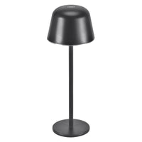 OSRAM ENDURA STYLE TABLE Außenleuchte, 2,5W, 200lm, dunkelgrau, Tischleuchte, wiederaufladbarer Akku, IP54 Schutzklasse, stufenloses Dimmen, Lichthelligkeits-Memory-Funktion