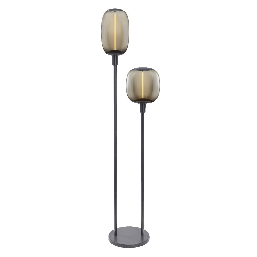 OSRAM Decor Stick Floor Dark Grey Standleuchte 146cm 2x E27, ohne Leuchtmittel