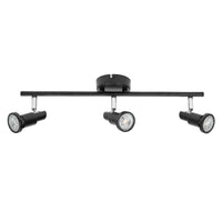 LEDVANCE LED SPOT GU10 3 x 3,4W, 690lm, schwarz, 2. 700K Farbtemperatur, warmweiße Lichtfarbe, zeitloses Design, austauschbare LED-Lampe, ideal für Innenräume, CRI 90, verstellbare Köpfe