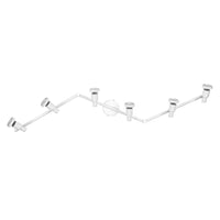 LEDVANCE LED SPOT GU10 6 x 3,4W, 1380lm, weiß, 2. 700K Farbtemperatur, warmweiße Lichtfarbe, zeitloses Design, austauschbare LED-Lampe, ideal für Innenräume, CRI 90, verstellbare Köpfe