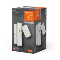 LEDVANCE DECOR SPOT MARS, 16,5W, 875lm, Weiß, Spotleuchte, verstellbare Köpfe, vielseitig anwendbar, Innenraumspot, warmweiße Lichtfarbe, hochwertige Optik, einfache Montage