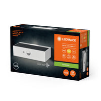 LEDVANCE ENDURA STYLE BRICKLUME Sensor, Solarleuchte, 3W, 300lm, weiß, indirekte Beleuchtung, Bewegungsmelder, Tageslichtsensor, IP65 Schutzklasse, 3. 000K Farbtemperatur, warmweiße Lichtfarbe