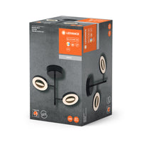 LEDVANCE DECOR SPOT SATURN, 21W, 465lm, schwarz, Spotleuchte, verstellbare Köpfe, vielseitig anwendbar, Innenraumspot, 3-stufige Farbtemperaturregulierung, hochwertiges Gehäuse