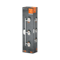 LEDVANCE DECOR SPOT CORK, 3 x 3,4W, 690lm, weiß, Spotleuchte, verstellbare Köpfe, vielseitig anwendbar, Innenraumspot, austauschbare LED-Lampen, dimmbar, warmweiße Lichtfarbe, GU10