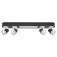 LEDVANCE DECOR SPOT NEPTUNE, 27W, 1. 280lm, schwarz, Spotleuchte, verstellbare Köpfe, vielseitig anwendbar, Innenraumspot, warmweiße Lichtfarbe, hochwertige Optik, einfache Montage