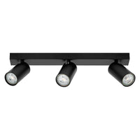 LEDVANCE LED SPOT OCTAGON 3 x 3,4W, GU10, 690lm, schwarz, 2. 700K Farbtemperatur, warmweiße Lichtfarbe, zeitlos, austauschbare LED-Lampe, ideal für Innenräume, CRI 90, verstellbare Köpfe, dimmbar