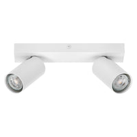 LEDVANCE LED SPOT OCTAGON 2 x 3,4W, GU10, 460lm, weiß, 2. 700K Farbtemperatur, warmweiße Lichtfarbe, zeitloses Design, austauschbare LED-Lampe, ideal für Innenräume, CRI 90, verstellbare Köpfe