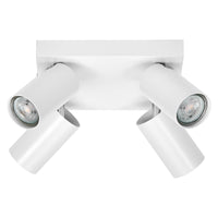LEDVANCE LED SPOT OCTAGON PL 4 x 3,4W, GU10, 920lm, weiß, 2. 700K Farbtemperatur, warmweiße Lichtfarbe, zeitloses Design, austauschbare LED-Lampe, ideal für Innenräume, CRI 90, verstellbare Köpfe