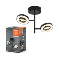 LEDVANCE DECOR SPOT SATURN, 21W, 465lm, schwarz, Spotleuchte, verstellbare Köpfe, vielseitig anwendbar, Innenraumspot, 3-stufige Farbtemperaturregulierung, hochwertiges Gehäuse