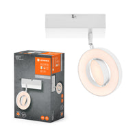 LEDVANCE DECOR SPOT SATURN, 11W, 340lm, weiß, Spotleuchte, verstellbare Köpfe, vielseitig anwendbar, Innenraumspot, 3-stufige Farbtemperaturregulierung, hochwertiges Gehäuse