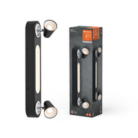 LEDVANCE DECOR SPOT NEPTUNE, 20W, 635lm, schwarz, Spotleuchte, verstellbare Köpfe, vielseitig anwendbar, Innenraumspot, warmweiße Lichtfarbe, hochwertige Optik, einfache Montage