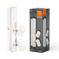 LEDVANCE DECOR SPOT MARS, 29W, 1. 490lm, weiß, Spotleuchte, verstellbare Köpfe, vielseitig anwendbar, Innenraumspot, warmweiße Lichtfarbe, hochwertige Optik, einfache Montage