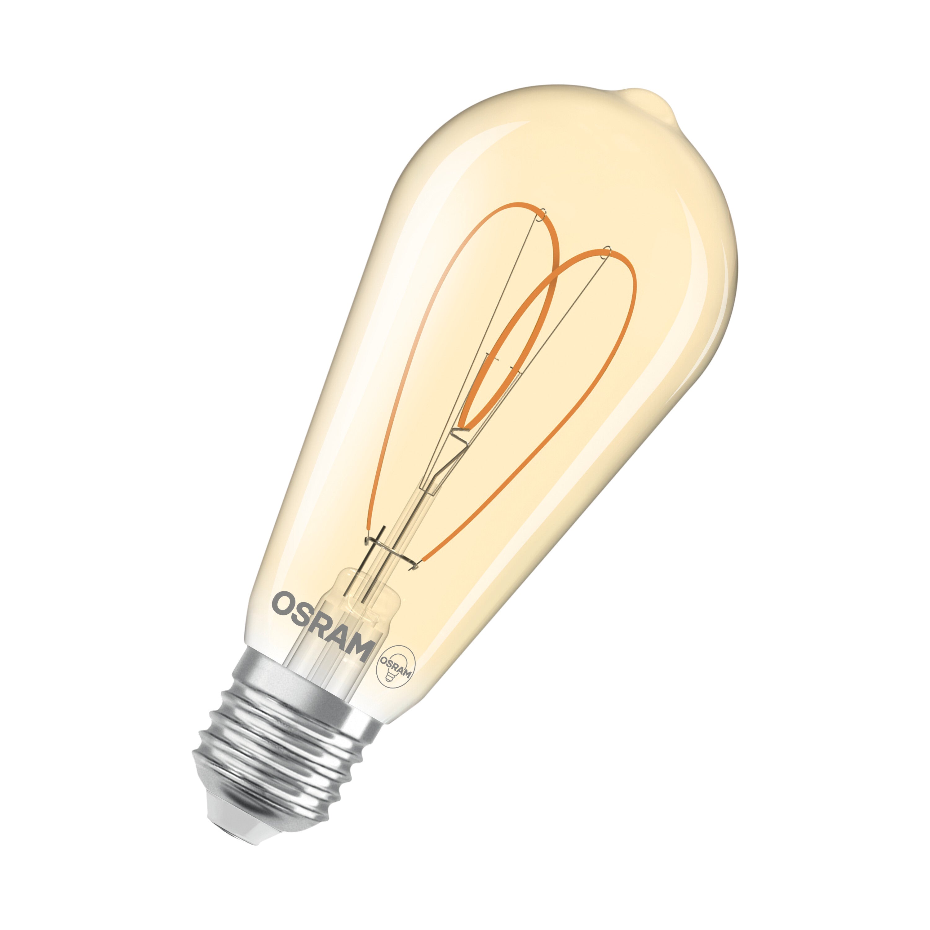 OSRAM Vintage 1906 Edison LED-Lampe Gold, 4.9W, 470lm, E27 , Comfort warm white-LEDVANCE Shop