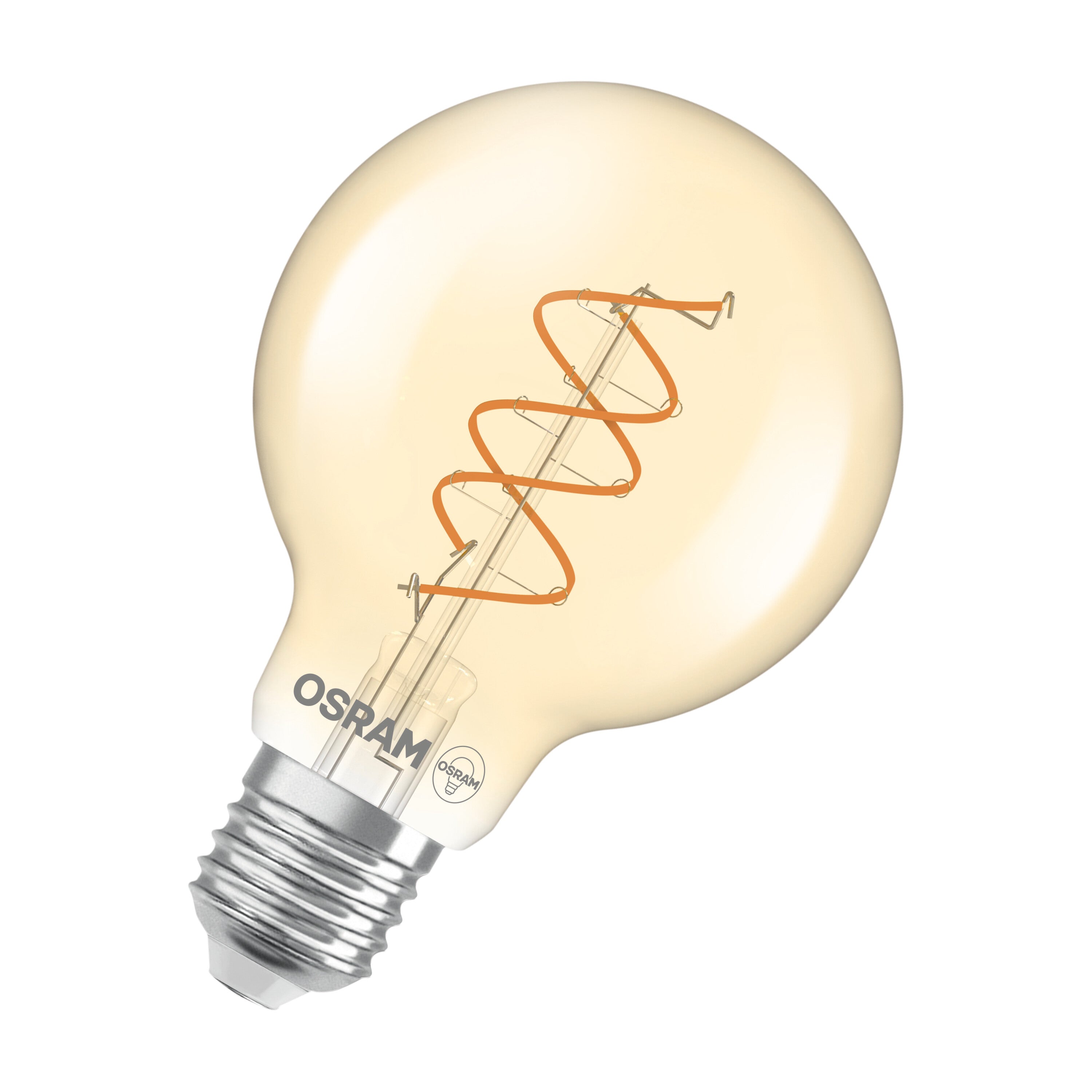 OSRAM Vintage 1906 Globe LED-Lampe Gold, 8W, 806lm, 2200K , Comfort warm white , E27-LEDVANCE Shop