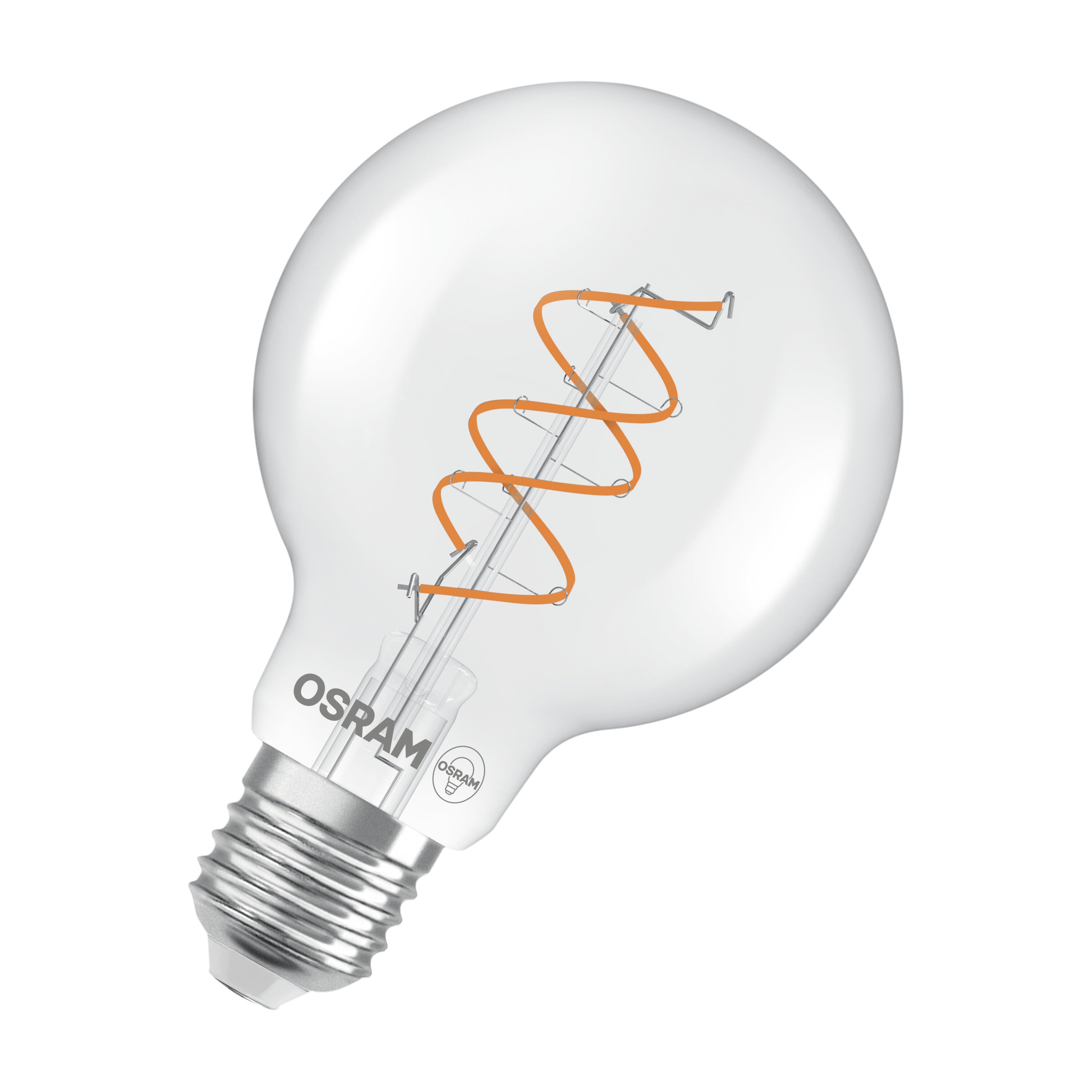 OSRAM Vintage 1906 Globe LED-Lampe Klar, 7.2W, 806lm, E27 , Warmweiß-LEDVANCE Shop