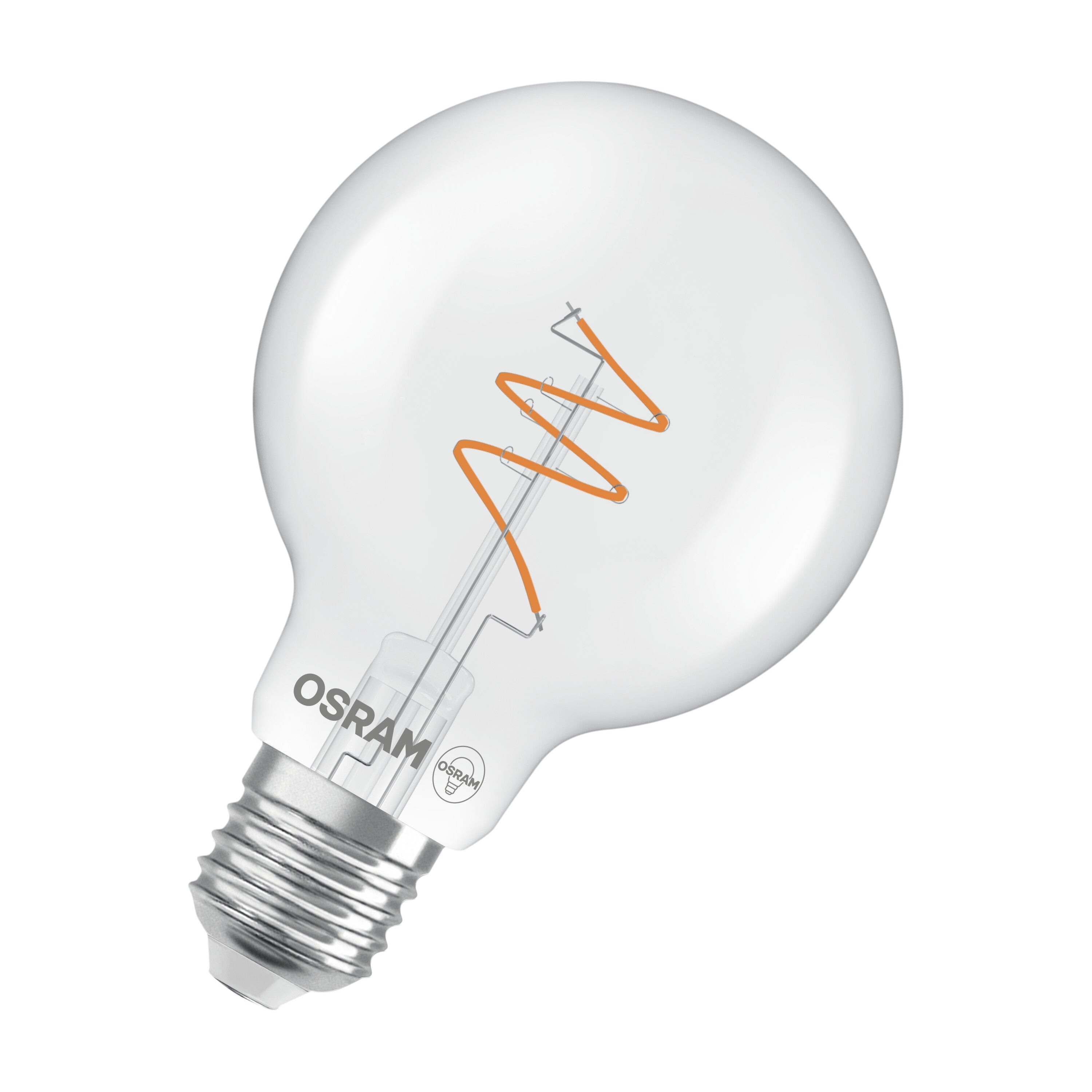 OSRAM Vintage 1906 Globe LED-Lampe Klar, 4.6W, 470lm, E27 , Warmweiß-LEDVANCE Shop