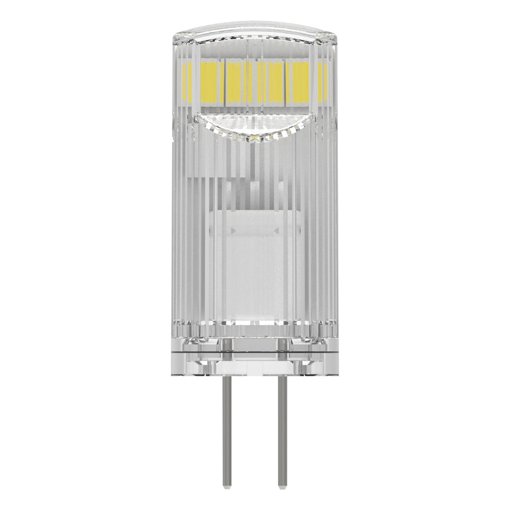 OSRAM LED Stiftsockellampe PIN 12 V 1.5W 827 Clear G4 2er Pack, 200 lm, 2700 K, Warmweiß, 2er Pack-LEDVANCE Shop