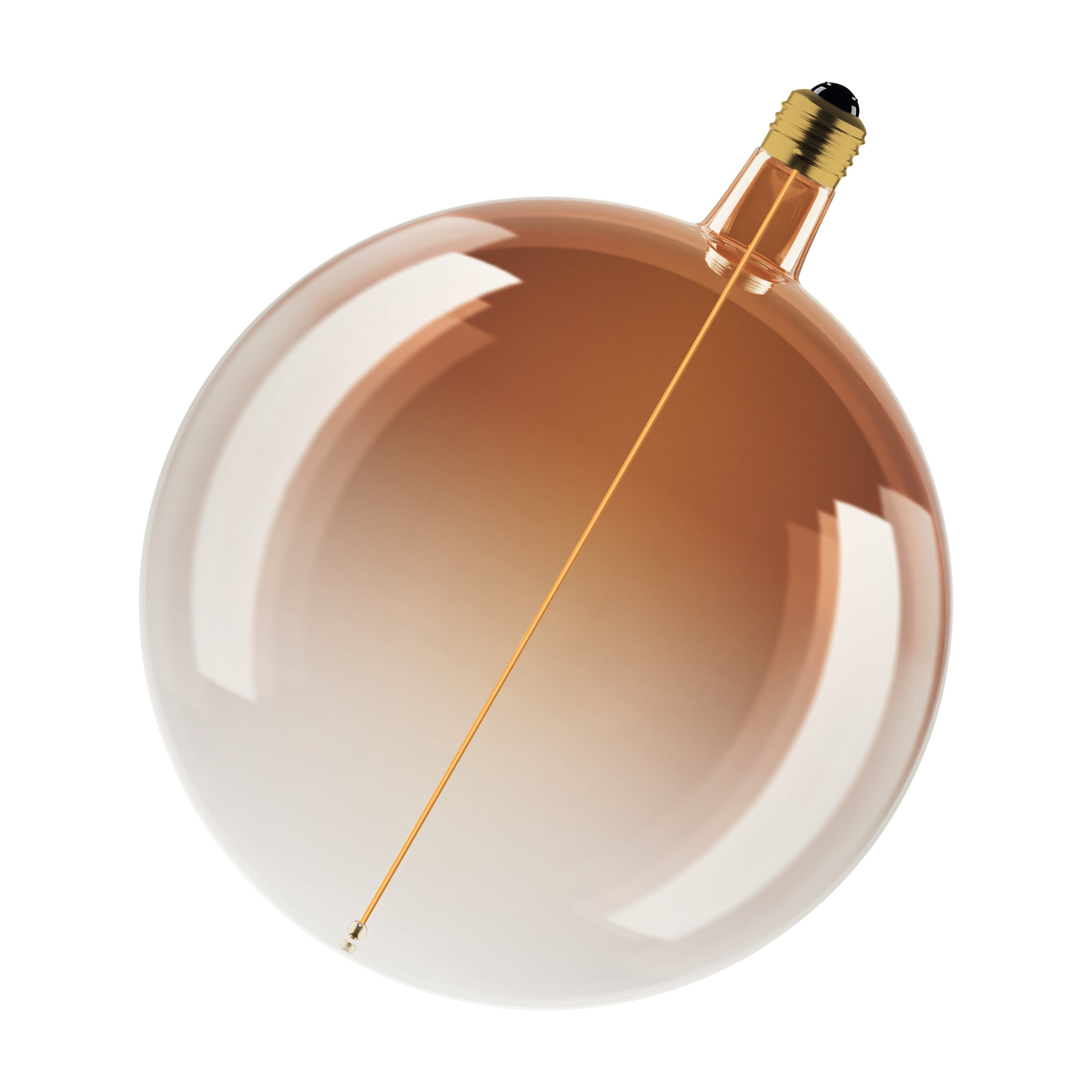 OSRAM Vintage 1906® LED BIG DECORATIVE BULB WITH FILAMENT-MAGNETIC STYLE LED-Lampe Tea Brown, dimmbar, 4.8W, E27, GLOBE , Comfort warm white-Leuchtmittel-LEDVANCE Shop