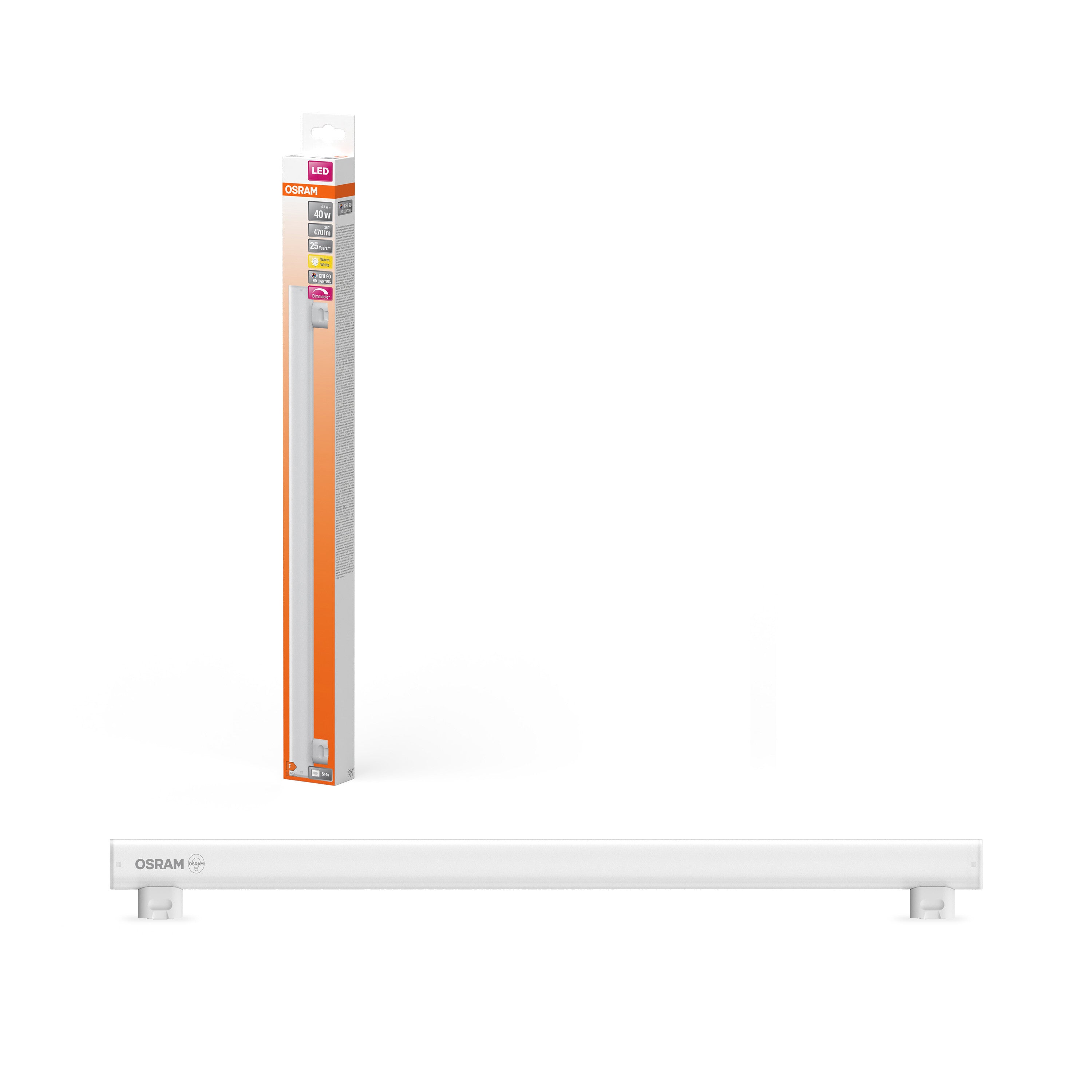 OSRAM LEDinestra LED-Lampe 50cm, 4.7W, 2700K, Frosted, S14s , Warmweiß-LEDVANCE Shop