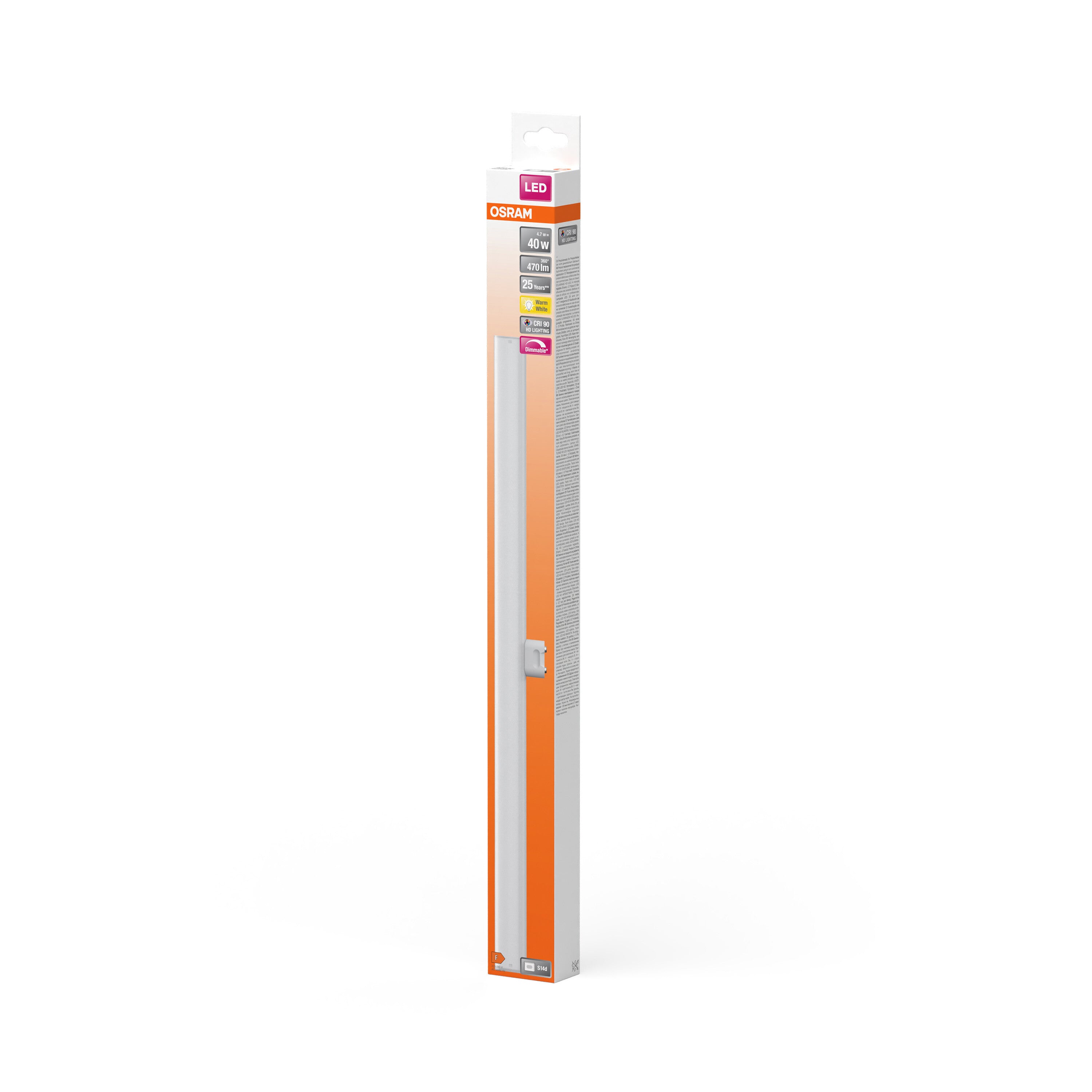 OSRAM LEDinestra LED-Lampe 50cm, 4.7W, 470lm, Frosted, S14d , Warmweiß-LEDVANCE Shop
