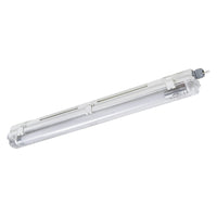 LEDVANCE SUBMARINE® NATURE LOOP Feuchtraum-Leuchte mit LED-Röhre, weiß, 7W, 800lm, kaltweiß, staubdicht, strahlwassergeschützt, 40. 000 Stunden, energiesparend, Tageslichtsensor, Bewegungsmelder