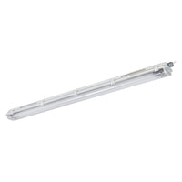 LEDVANCE SUBMARINE® NATURE LOOP Feuchtraum-Leuchte mit LED-Röhre, weiß, 27W, 3100lm, kaltweiß, staubdicht, strahlwassergeschützt, 40. 000 Stunden, energiesparend, Tageslichtsensor, Bewegungsmelder