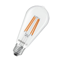 OSRAM LED Star Classic Lampe, Edisonform, 6.5W, 806lm, Klar , Kaltweiß , E27-LEDVANCE Shop