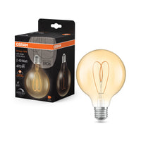 OSRAM Vintage 1906 Globe LED-Lampe Gold, 4.9W, 470lm, 95mm , Comfort warm white , E27-LEDVANCE Shop