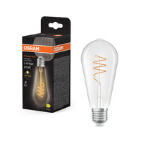 OSRAM Vintage 1906 Edison LED-Lampe Klar, 3.4W, 470lm, E27 , Warmweiß-LEDVANCE Shop