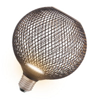 OSRAM DECOR LED Flatlampe Schwarz, 3.5W, Frosted, 125mm , Warmweiß , E27-LEDVANCE Shop
