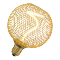 OSRAM DECOR LED Spiralfilament Lampe Globe, Gold, 3.5W, 170lm , Comfort warm white , E27-LEDVANCE Shop