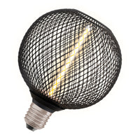 OSRAM DECOR LED Strohfilament Lampe Globe, Schwarz, 3.5W, 110lm , Comfort warm white , E27-LEDVANCE Shop