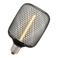 OSRAM DECOR LED Strohfilament Lampe Quadrat, Schwarz, 3.5W, 110lm , Comfort warm white , E27-LEDVANCE Shop