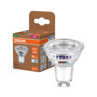 OSRAM LED LAMPS ENERGY EFFICIENCY REFLECTOR in PAR16-Form, LED-Spot, Bleifreies Glas, 3,3 W, (ex 65 W), 600 lm, Kaltweiß, 4000 K, Energieeffizienzklasse: A, CRI 80