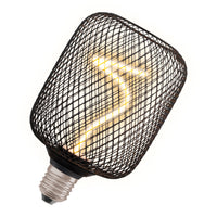 OSRAM DECOR LED Spiralfilament Lampe Quadrat, Schwarz, 3.5W, 130lm , Comfort warm white , E27-LEDVANCE Shop