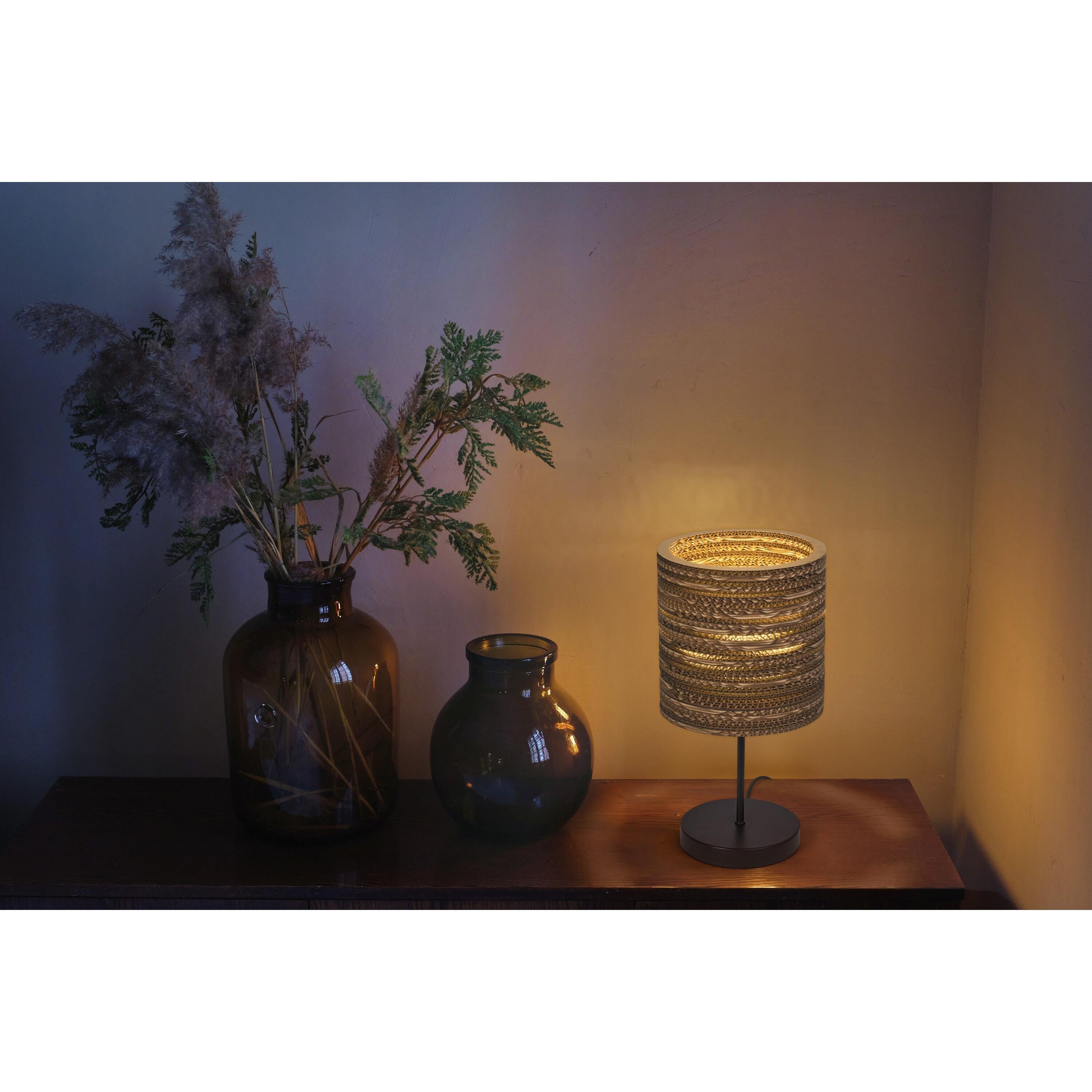 LEDVANCE DECOR Tischleuchte Decor Cardboard Cylinder braun, 200 mm, inkl. Leuchtmittel-LEDVANCE Shop