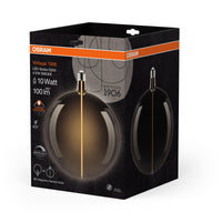 OSRAM Vintage 1906® LED BIG DECORATIVE BULB WITH FILAMENT-MAGNETIC STYLE LED-Lampe Smoke, dimmbar, 4.8W, E27, GLOBE , Comfort warm white-Leuchtmittel-LEDVANCE Shop