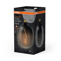 OSRAM Vintage 1906® LED BIG DECORATIVE Oval LED-Lampe Smoke, 4.5W, 150lm