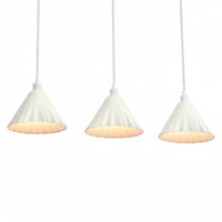 OSRAM DECOR Pendelleuchte 3-flammig Decor Pulp weiß, E14