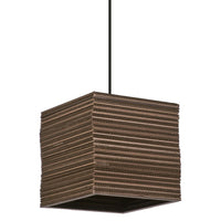 OSRAM DECOR Pendelleuchte Decor Cardboard Square braun, E27